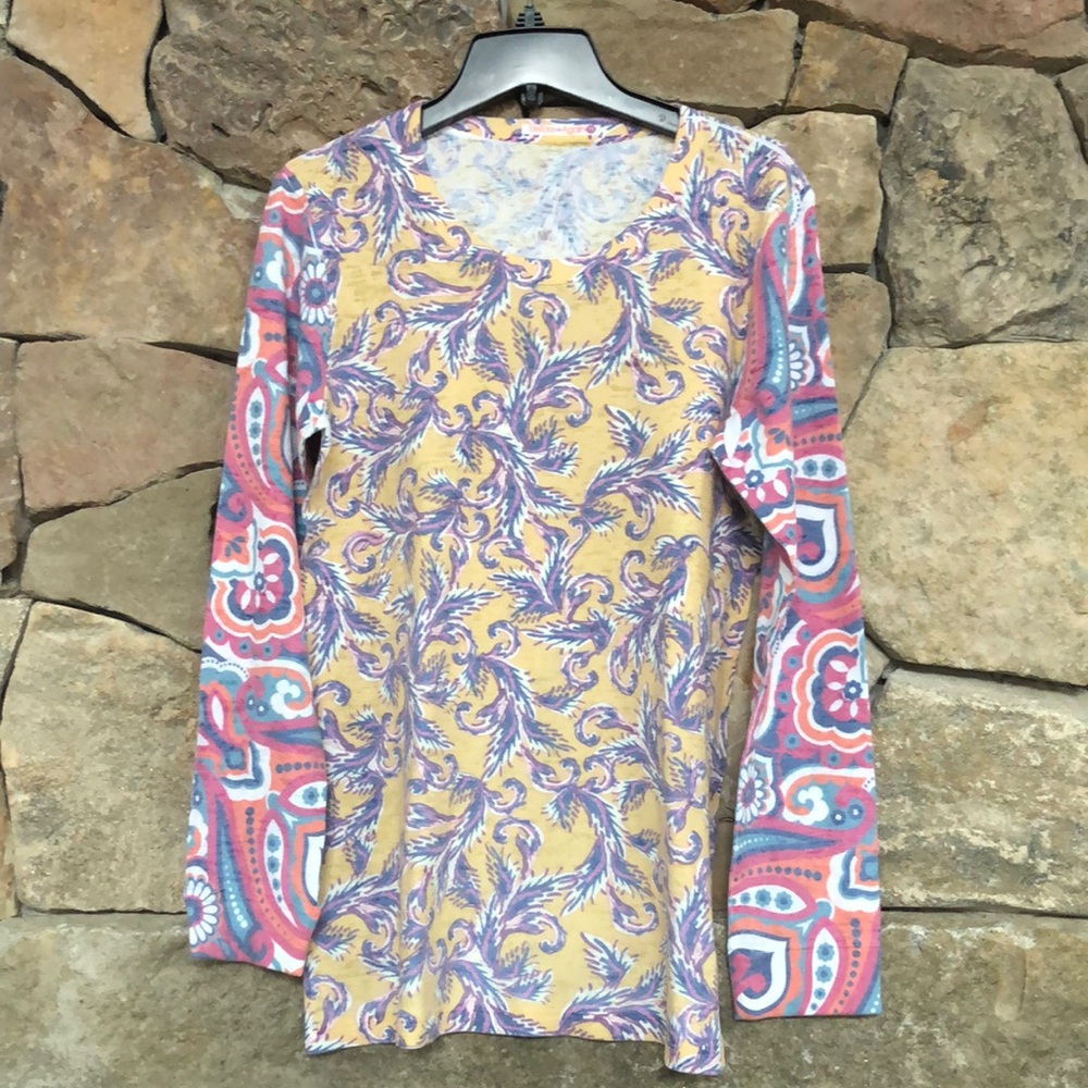 Before and Again size medium waffle, long sleeve T-shirt